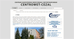 Desktop Screenshot of centrowet-cezal.com.pl