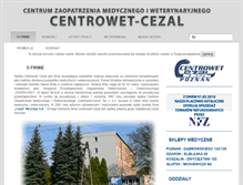 Tablet Screenshot of centrowet-cezal.com.pl